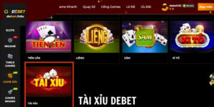 Tài Xỉu Debet - Game Cược Trực Tuyến Hấp Dẫn Hàng Đầu